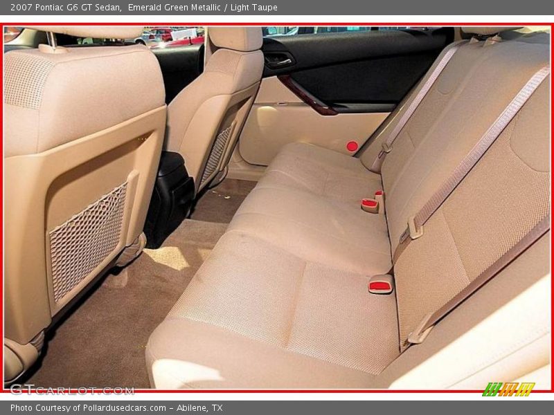 Emerald Green Metallic / Light Taupe 2007 Pontiac G6 GT Sedan