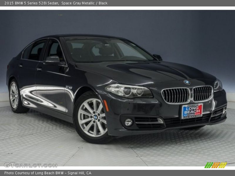 Space Gray Metallic / Black 2015 BMW 5 Series 528i Sedan