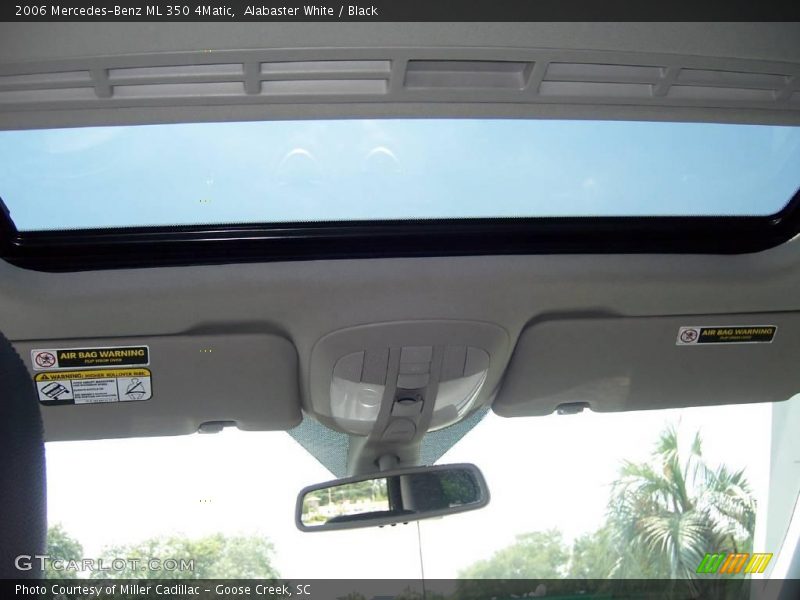 Alabaster White / Black 2006 Mercedes-Benz ML 350 4Matic
