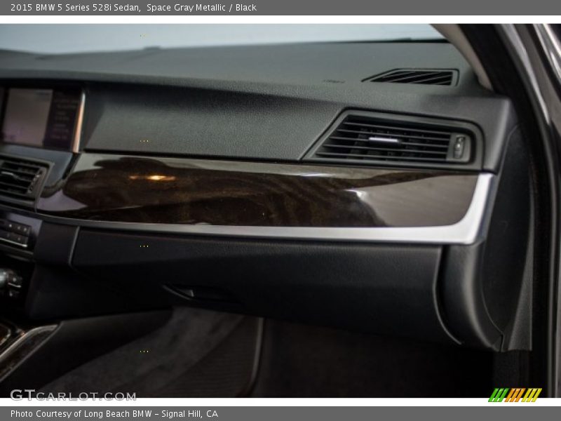 Space Gray Metallic / Black 2015 BMW 5 Series 528i Sedan