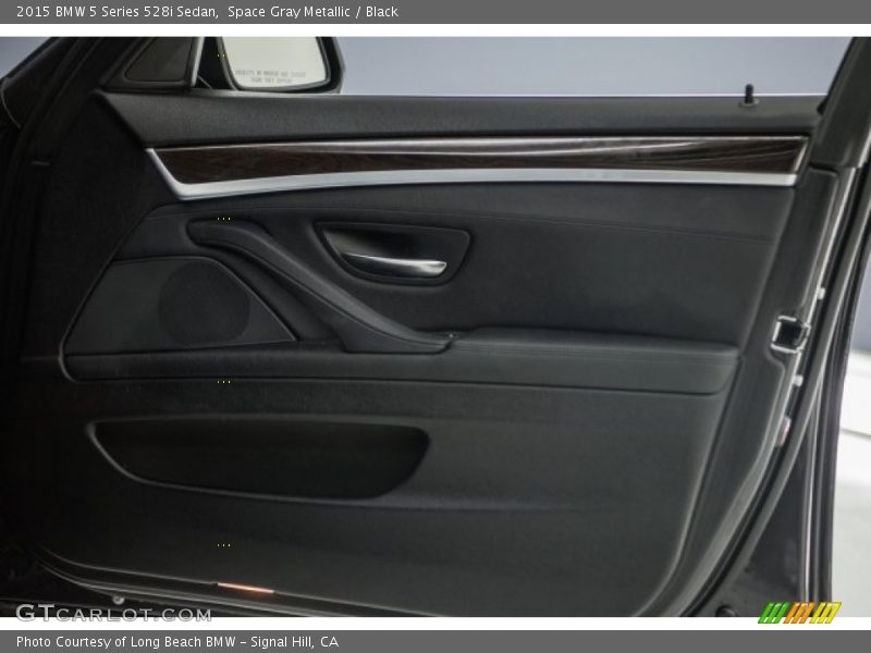 Space Gray Metallic / Black 2015 BMW 5 Series 528i Sedan