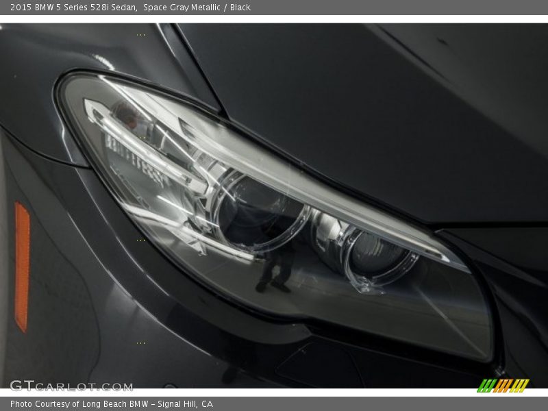 Space Gray Metallic / Black 2015 BMW 5 Series 528i Sedan