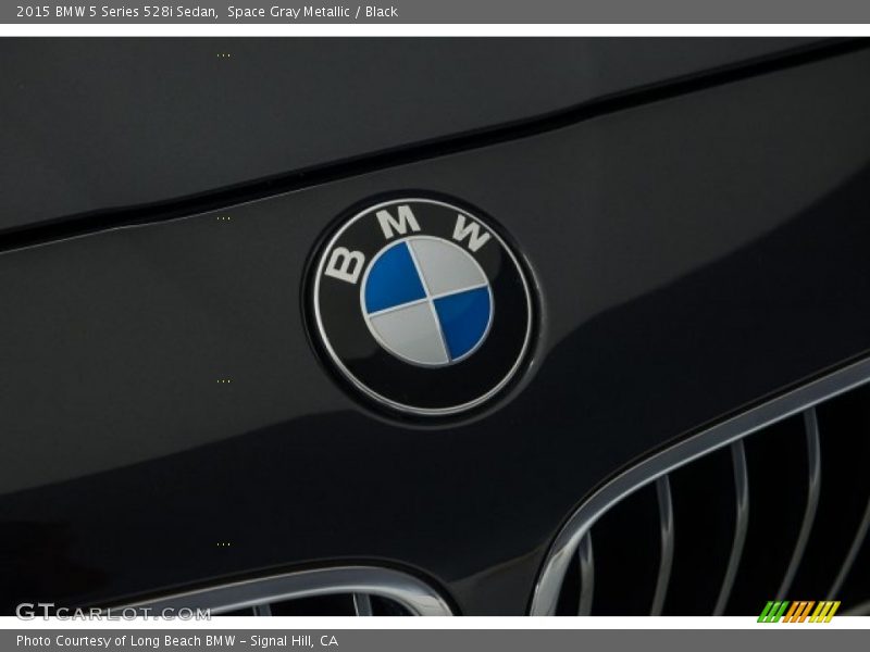 Space Gray Metallic / Black 2015 BMW 5 Series 528i Sedan