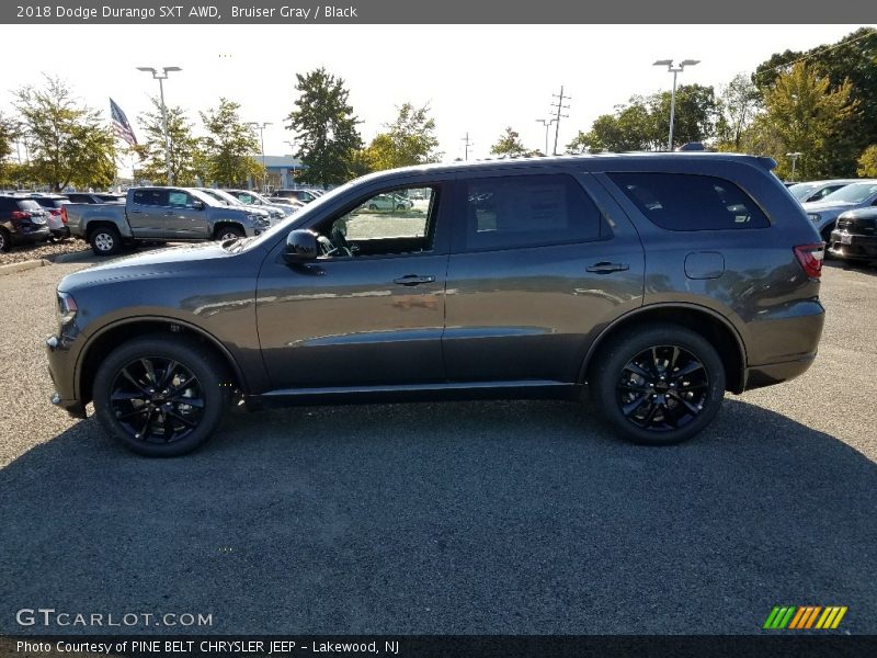 Bruiser Gray / Black 2018 Dodge Durango SXT AWD