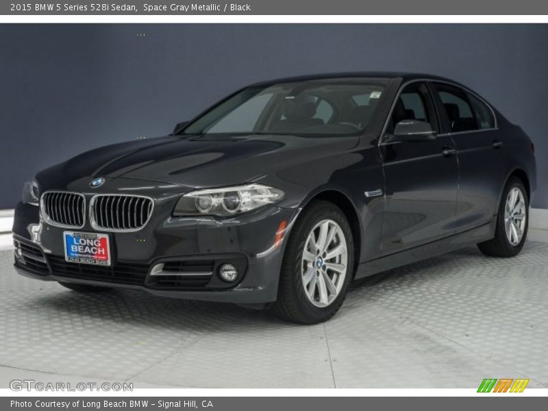 Space Gray Metallic / Black 2015 BMW 5 Series 528i Sedan