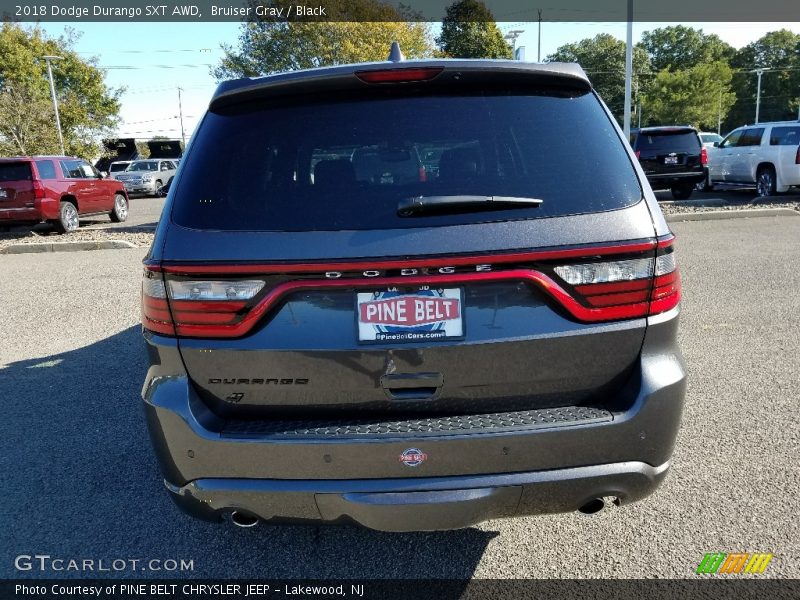 Bruiser Gray / Black 2018 Dodge Durango SXT AWD