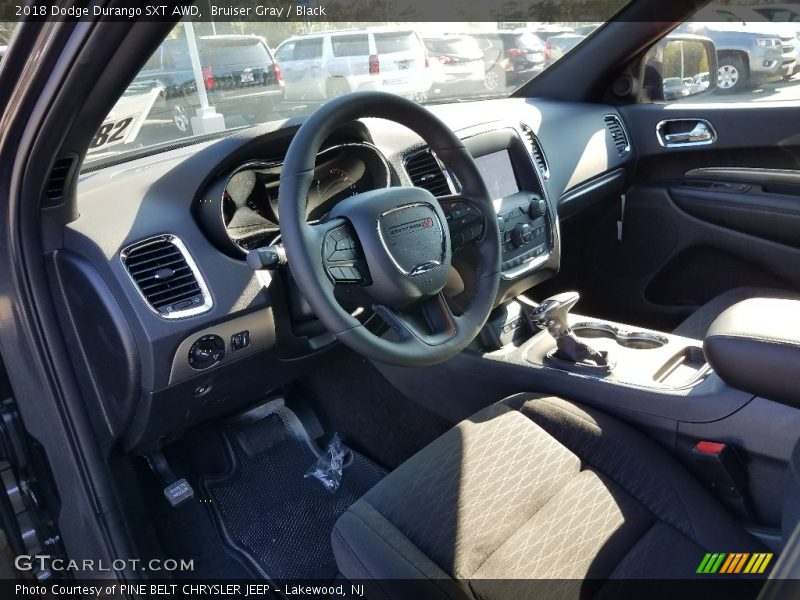 Bruiser Gray / Black 2018 Dodge Durango SXT AWD