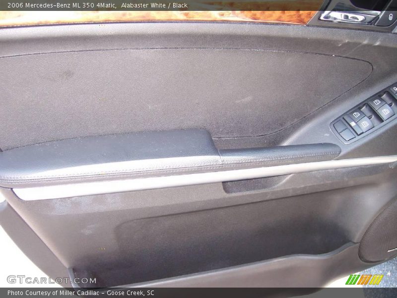 Alabaster White / Black 2006 Mercedes-Benz ML 350 4Matic