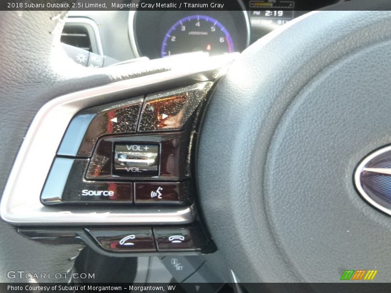 Magnetite Gray Metallic / Titanium Gray 2018 Subaru Outback 2.5i Limited
