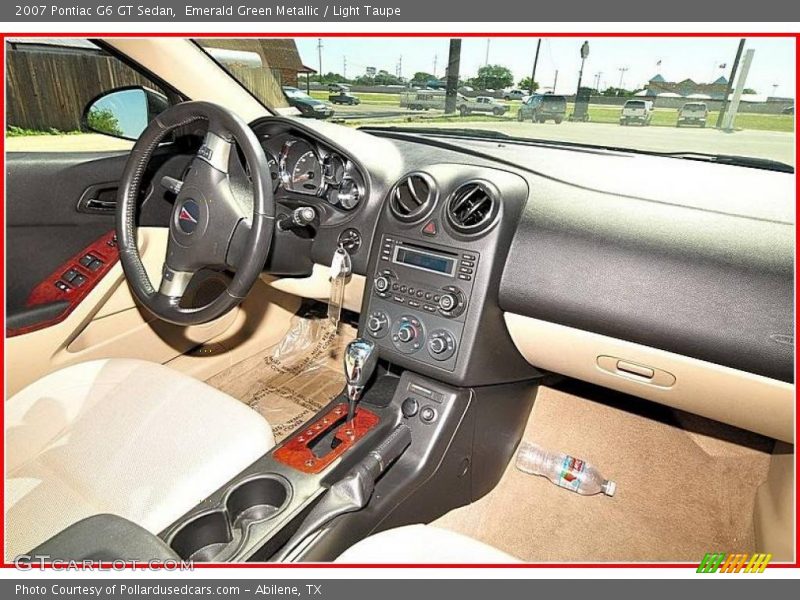 Emerald Green Metallic / Light Taupe 2007 Pontiac G6 GT Sedan