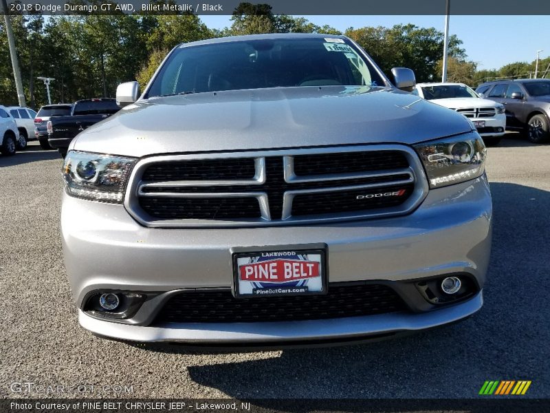 Billet Metallic / Black 2018 Dodge Durango GT AWD