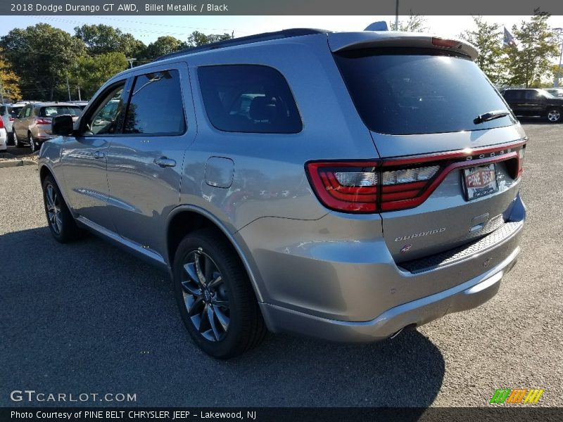 Billet Metallic / Black 2018 Dodge Durango GT AWD