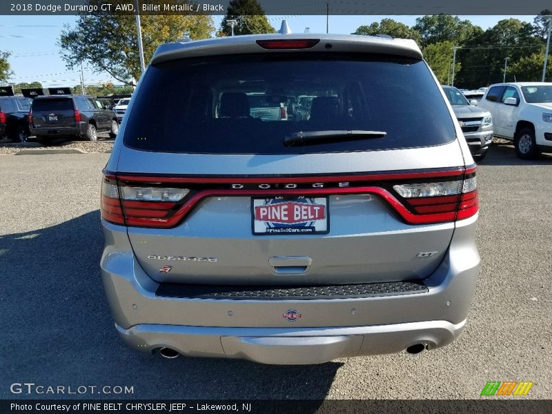 Billet Metallic / Black 2018 Dodge Durango GT AWD