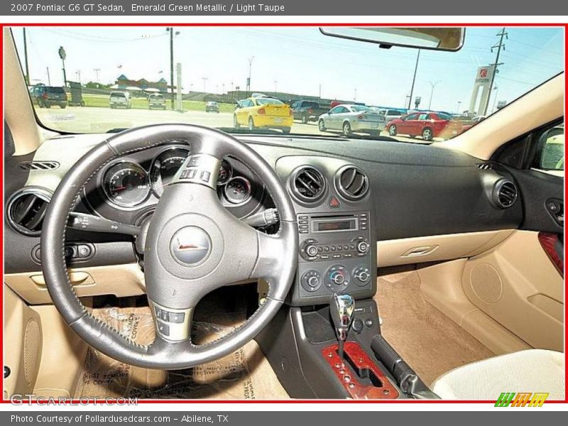 Emerald Green Metallic / Light Taupe 2007 Pontiac G6 GT Sedan