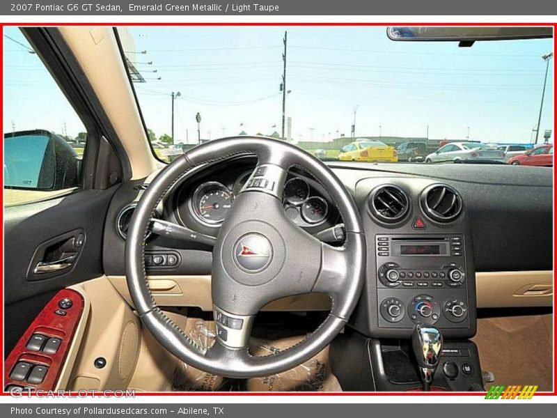 Emerald Green Metallic / Light Taupe 2007 Pontiac G6 GT Sedan