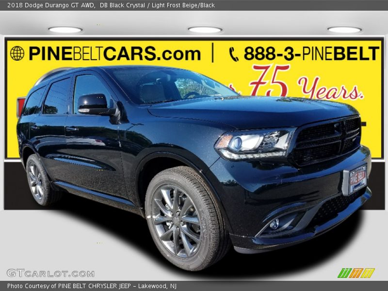 DB Black Crystal / Light Frost Beige/Black 2018 Dodge Durango GT AWD