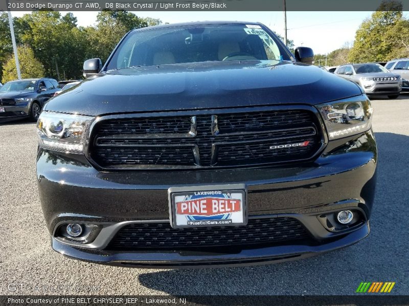 DB Black Crystal / Light Frost Beige/Black 2018 Dodge Durango GT AWD