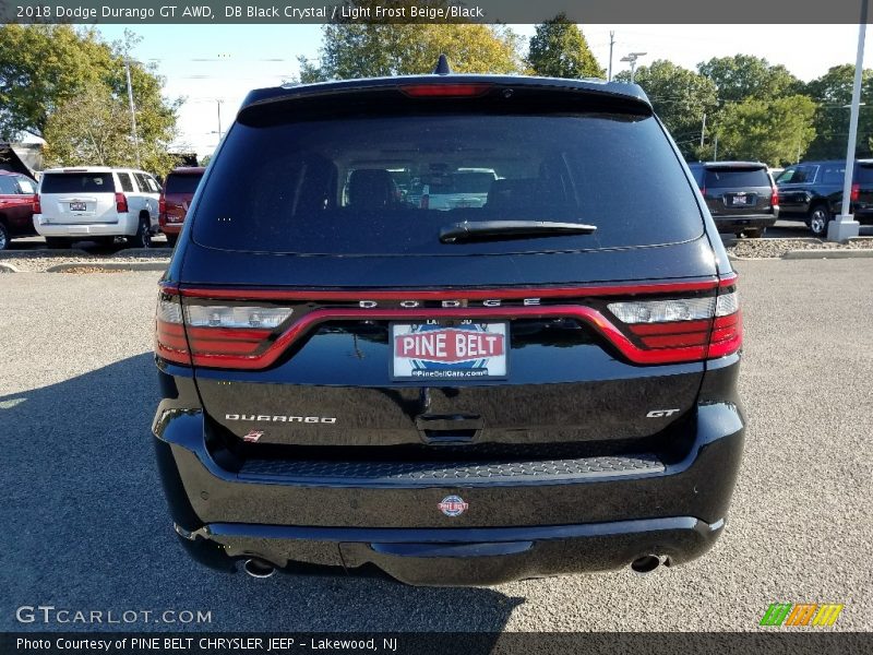 DB Black Crystal / Light Frost Beige/Black 2018 Dodge Durango GT AWD