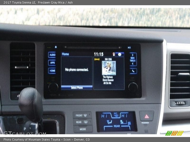 Predawn Gray Mica / Ash 2017 Toyota Sienna LE