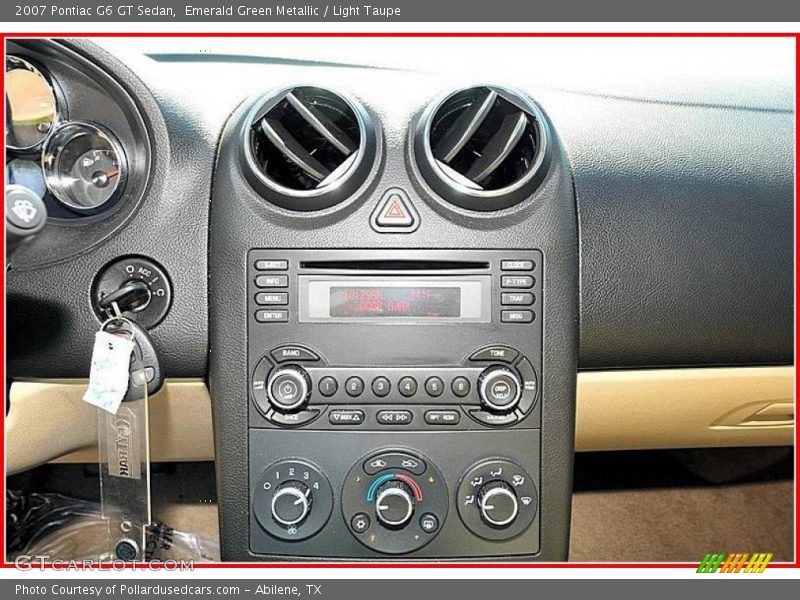 Emerald Green Metallic / Light Taupe 2007 Pontiac G6 GT Sedan