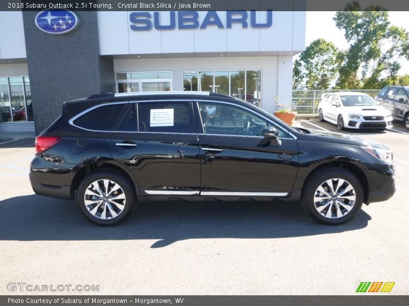 Crystal Black Silica / Java Brown 2018 Subaru Outback 2.5i Touring