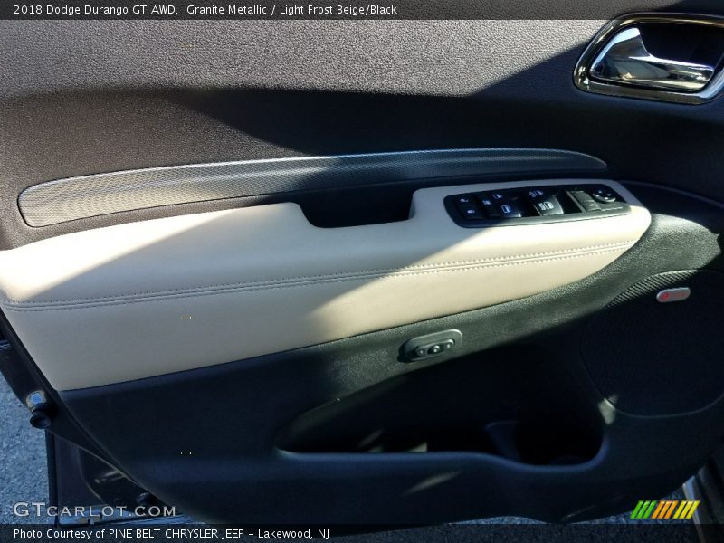 Granite Metallic / Light Frost Beige/Black 2018 Dodge Durango GT AWD