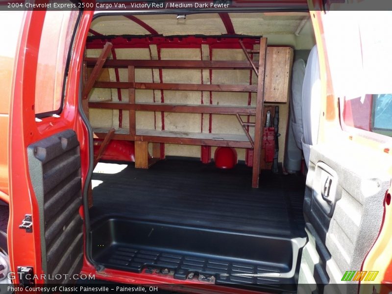 Victory Red / Medium Dark Pewter 2004 Chevrolet Express 2500 Cargo Van