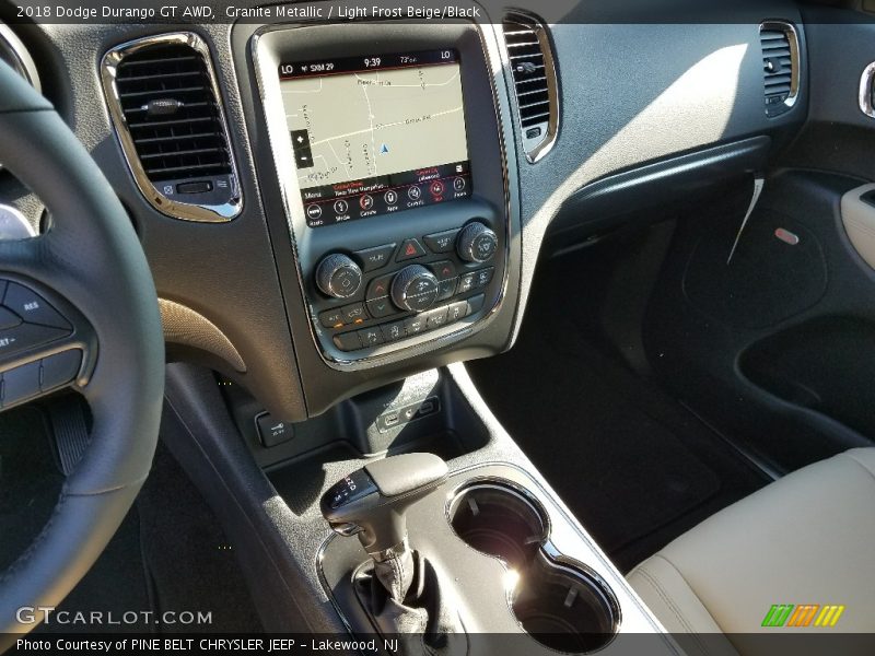 Granite Metallic / Light Frost Beige/Black 2018 Dodge Durango GT AWD