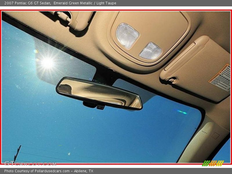Emerald Green Metallic / Light Taupe 2007 Pontiac G6 GT Sedan