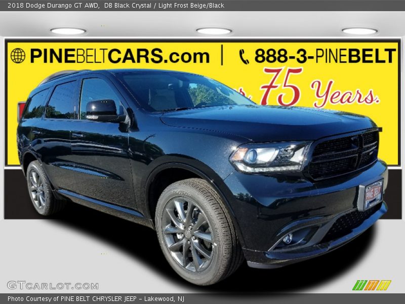 DB Black Crystal / Light Frost Beige/Black 2018 Dodge Durango GT AWD
