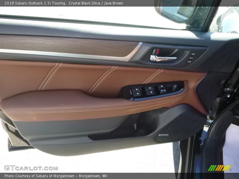 Crystal Black Silica / Java Brown 2018 Subaru Outback 2.5i Touring