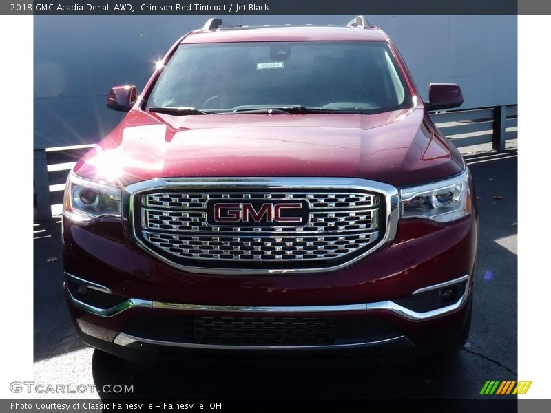 Crimson Red Tintcoat / Jet Black 2018 GMC Acadia Denali AWD