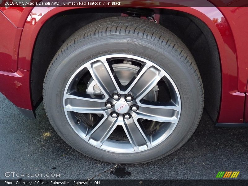 Crimson Red Tintcoat / Jet Black 2018 GMC Acadia Denali AWD