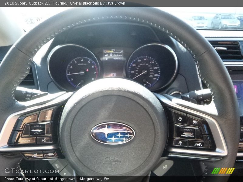 Crystal Black Silica / Java Brown 2018 Subaru Outback 2.5i Touring