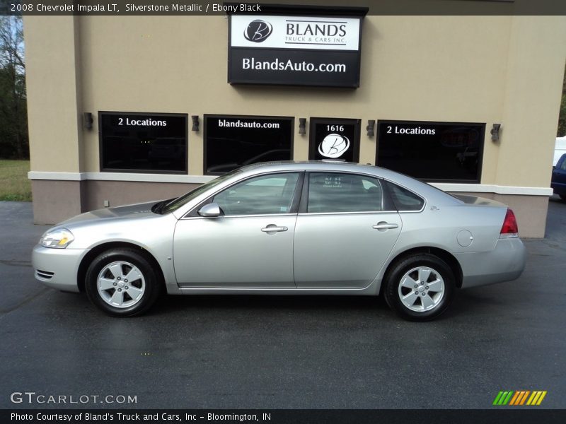 Silverstone Metallic / Ebony Black 2008 Chevrolet Impala LT