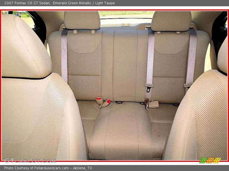 Emerald Green Metallic / Light Taupe 2007 Pontiac G6 GT Sedan