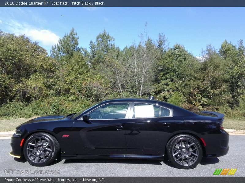 Pitch Black / Black 2018 Dodge Charger R/T Scat Pack