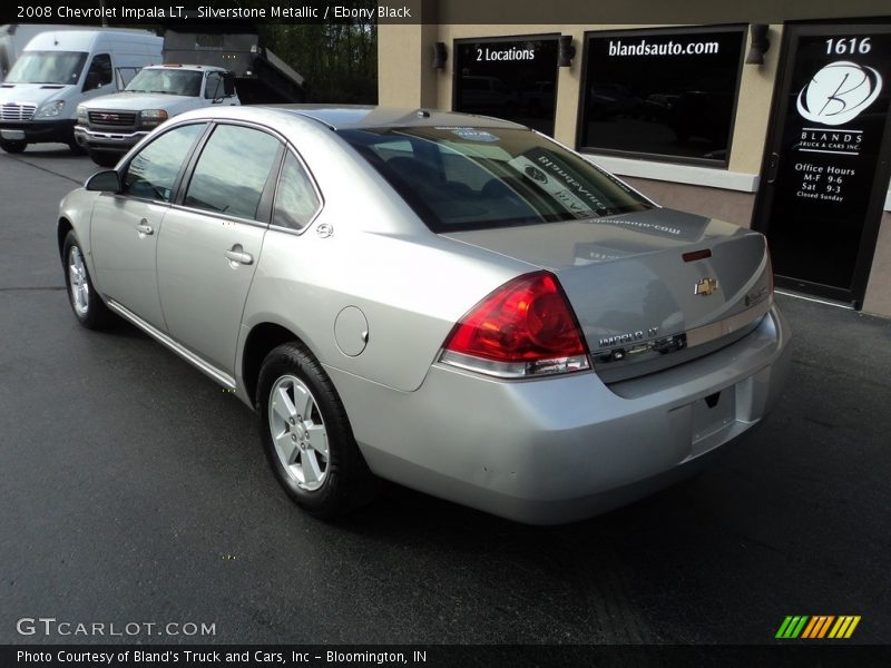 Silverstone Metallic / Ebony Black 2008 Chevrolet Impala LT
