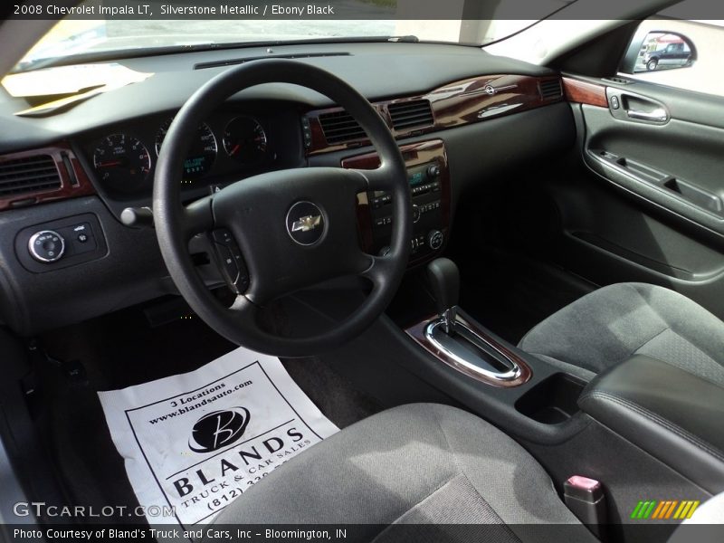 Silverstone Metallic / Ebony Black 2008 Chevrolet Impala LT