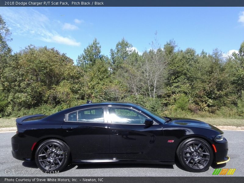 Pitch Black / Black 2018 Dodge Charger R/T Scat Pack