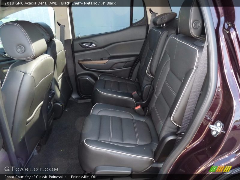 Black Cherry Metallic / Jet Black 2018 GMC Acadia Denali AWD