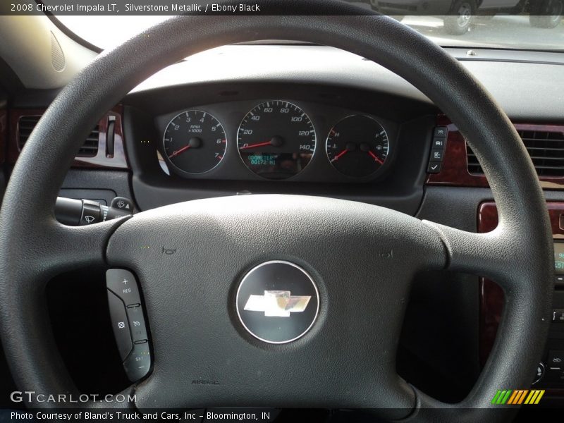 Silverstone Metallic / Ebony Black 2008 Chevrolet Impala LT