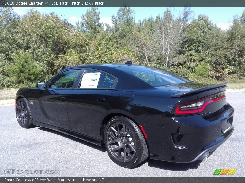 Pitch Black / Black 2018 Dodge Charger R/T Scat Pack