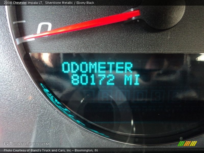 Silverstone Metallic / Ebony Black 2008 Chevrolet Impala LT
