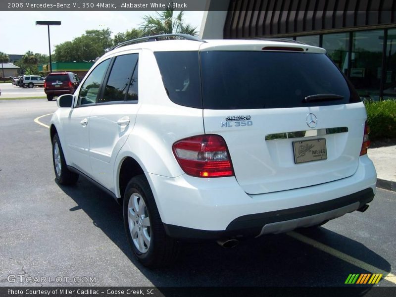 Alabaster White / Black 2006 Mercedes-Benz ML 350 4Matic