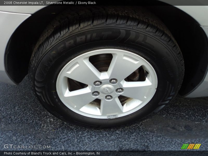Silverstone Metallic / Ebony Black 2008 Chevrolet Impala LT