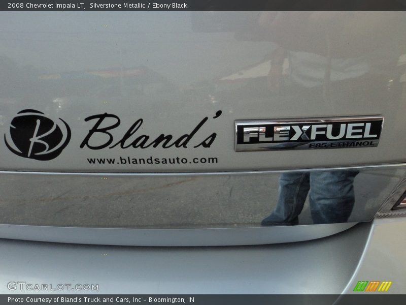 Silverstone Metallic / Ebony Black 2008 Chevrolet Impala LT