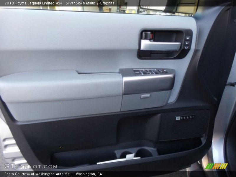 Silver Sky Metallic / Graphite 2018 Toyota Sequoia Limited 4x4