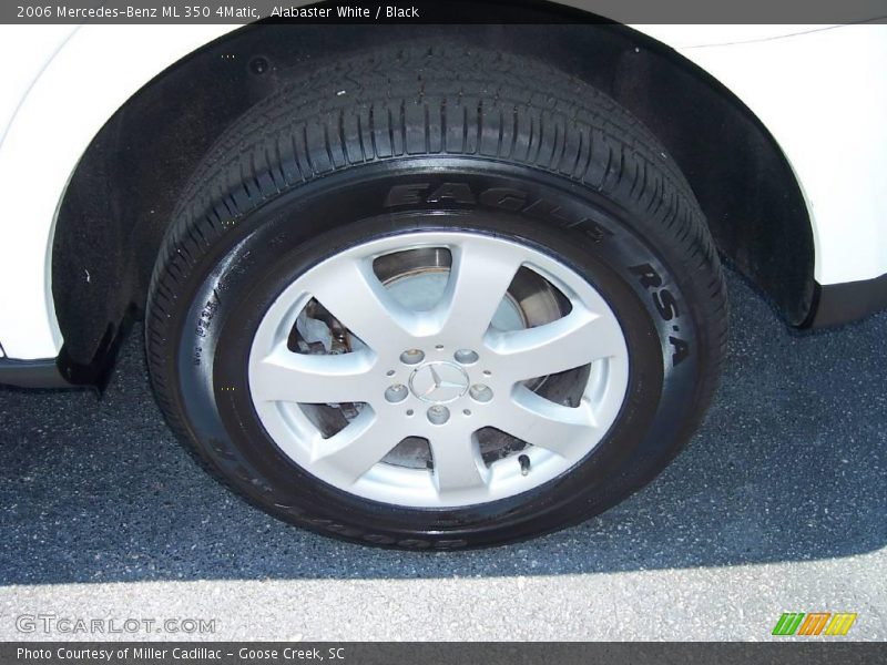 Alabaster White / Black 2006 Mercedes-Benz ML 350 4Matic