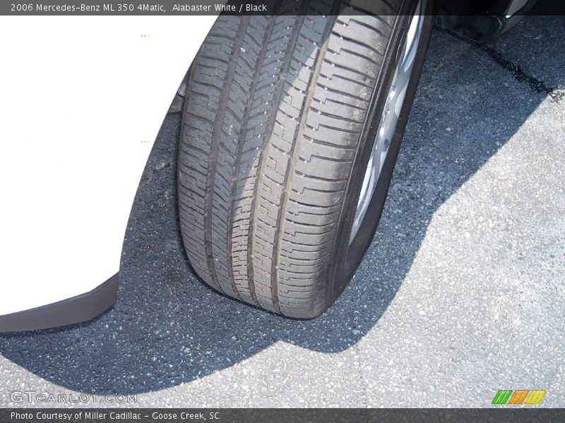 Alabaster White / Black 2006 Mercedes-Benz ML 350 4Matic